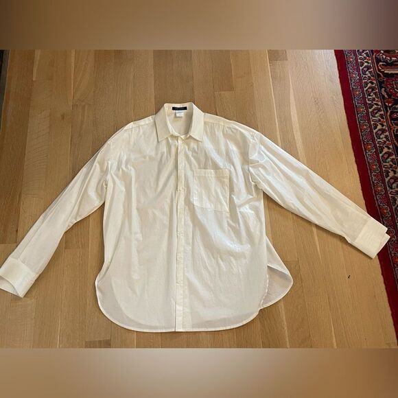 Men’s white button down shirt